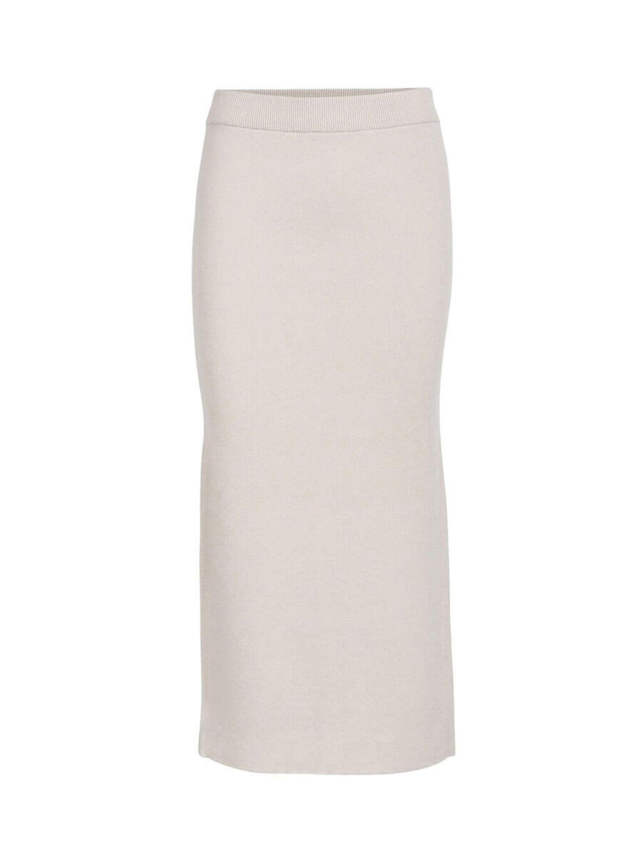 object Reynard Knit Skirt - Silver Gray