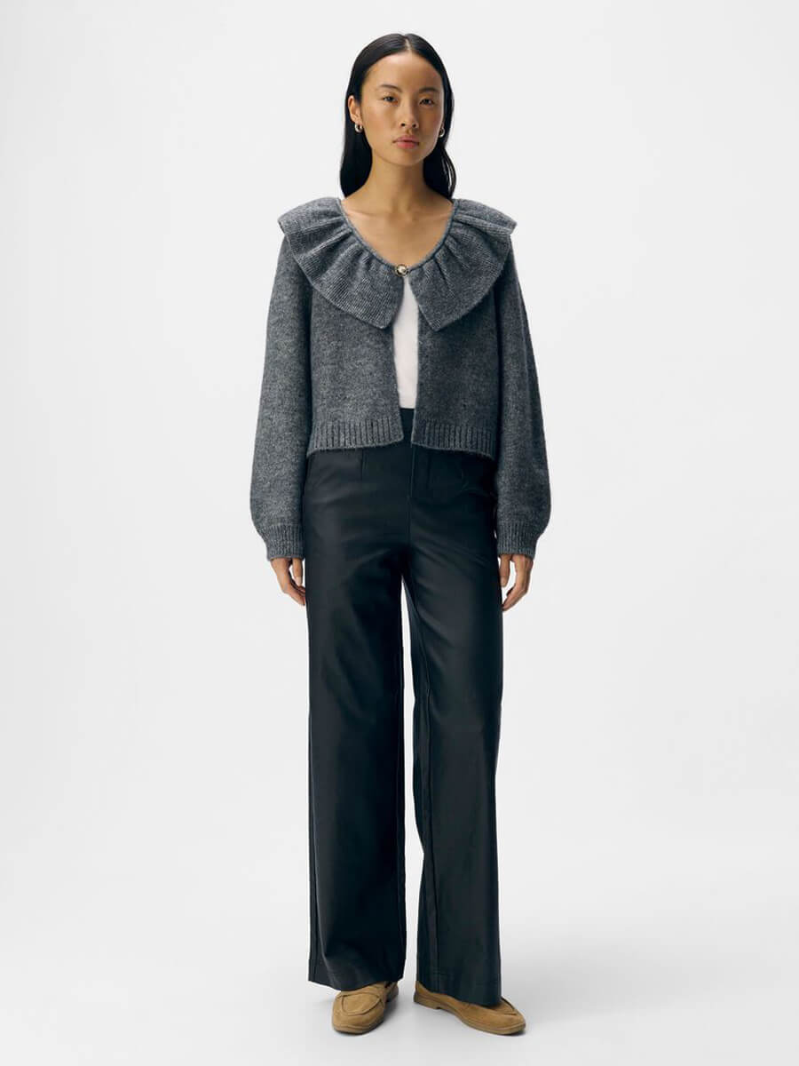 object Denisi Knitted Cardigan - Grey