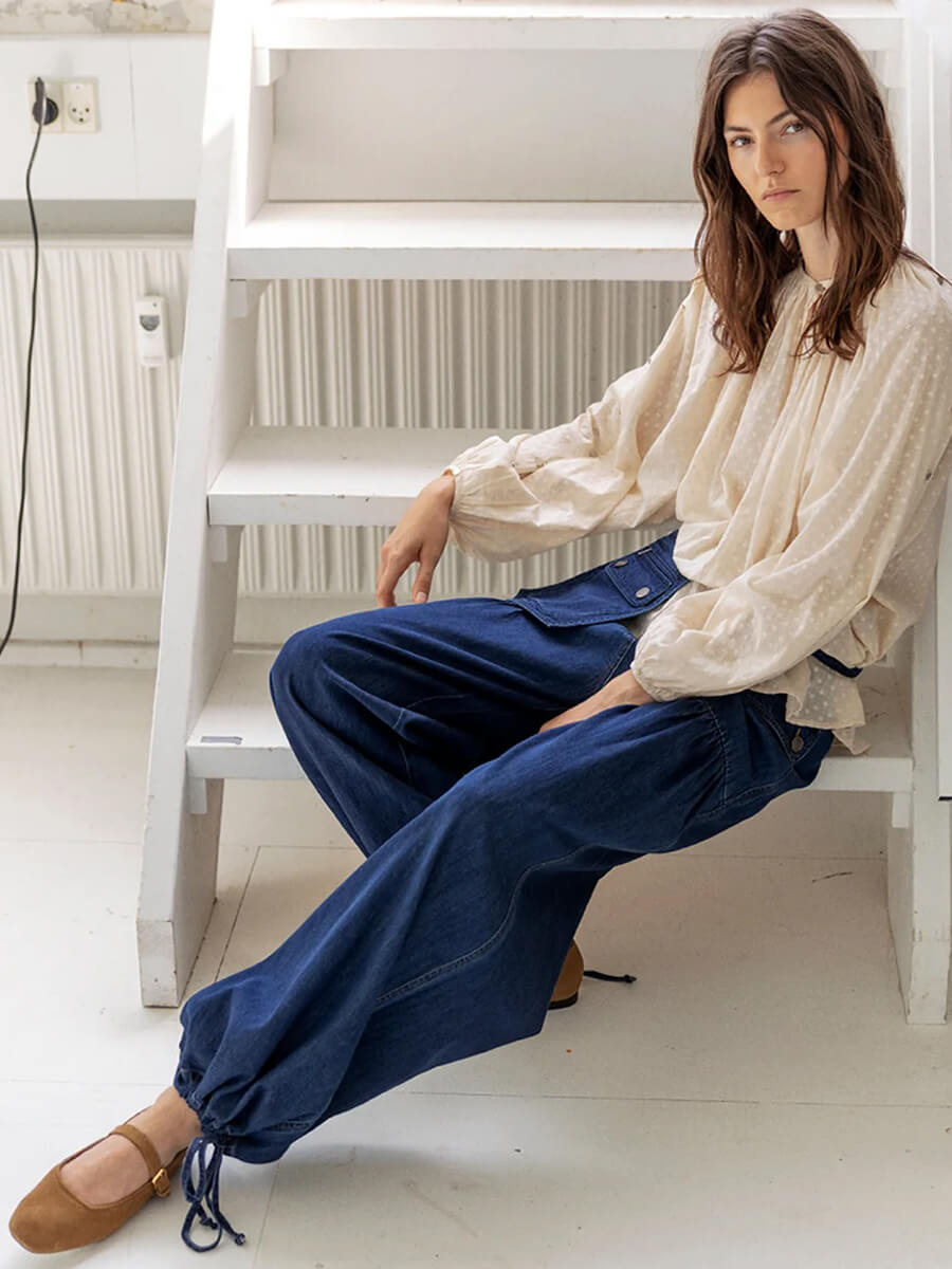 PROJECT AJ117
Jaelle Trousers - Dark Indigo