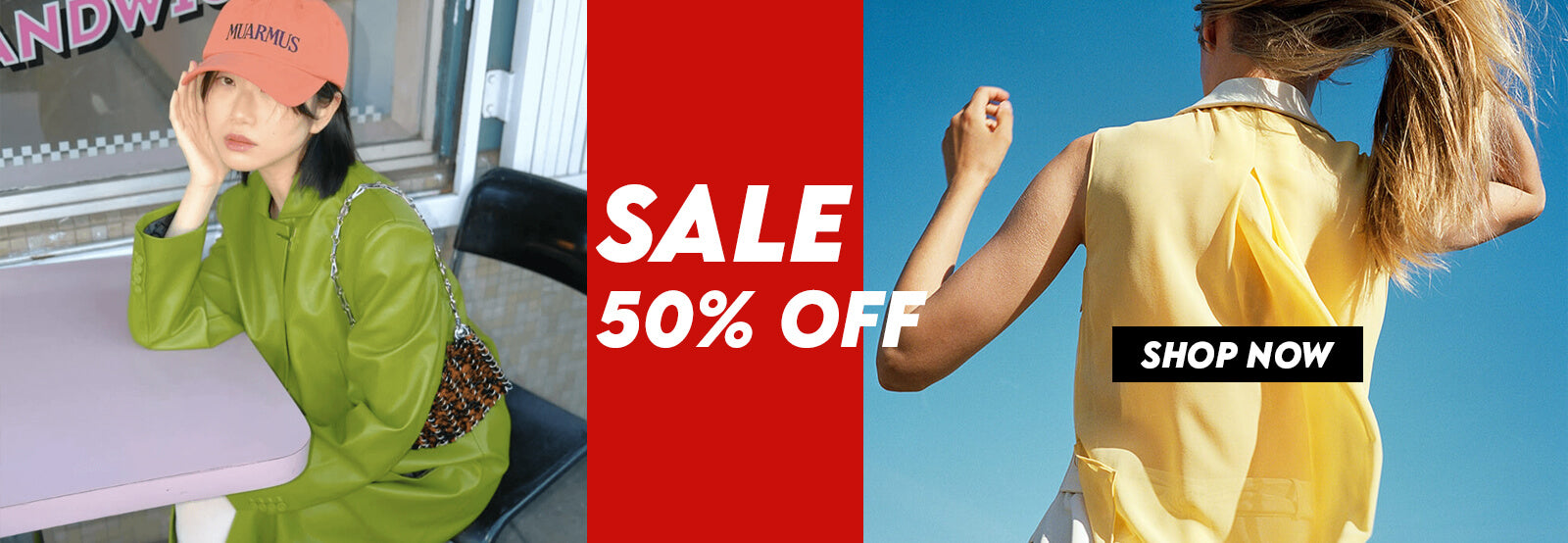 sale 50% off - shop now