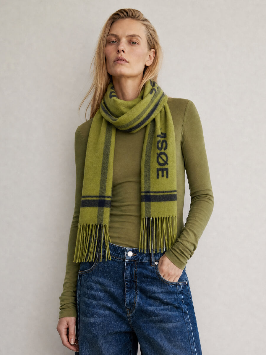 Samsoe Samsoe - Samelia Scarf - Lentil Sprout
