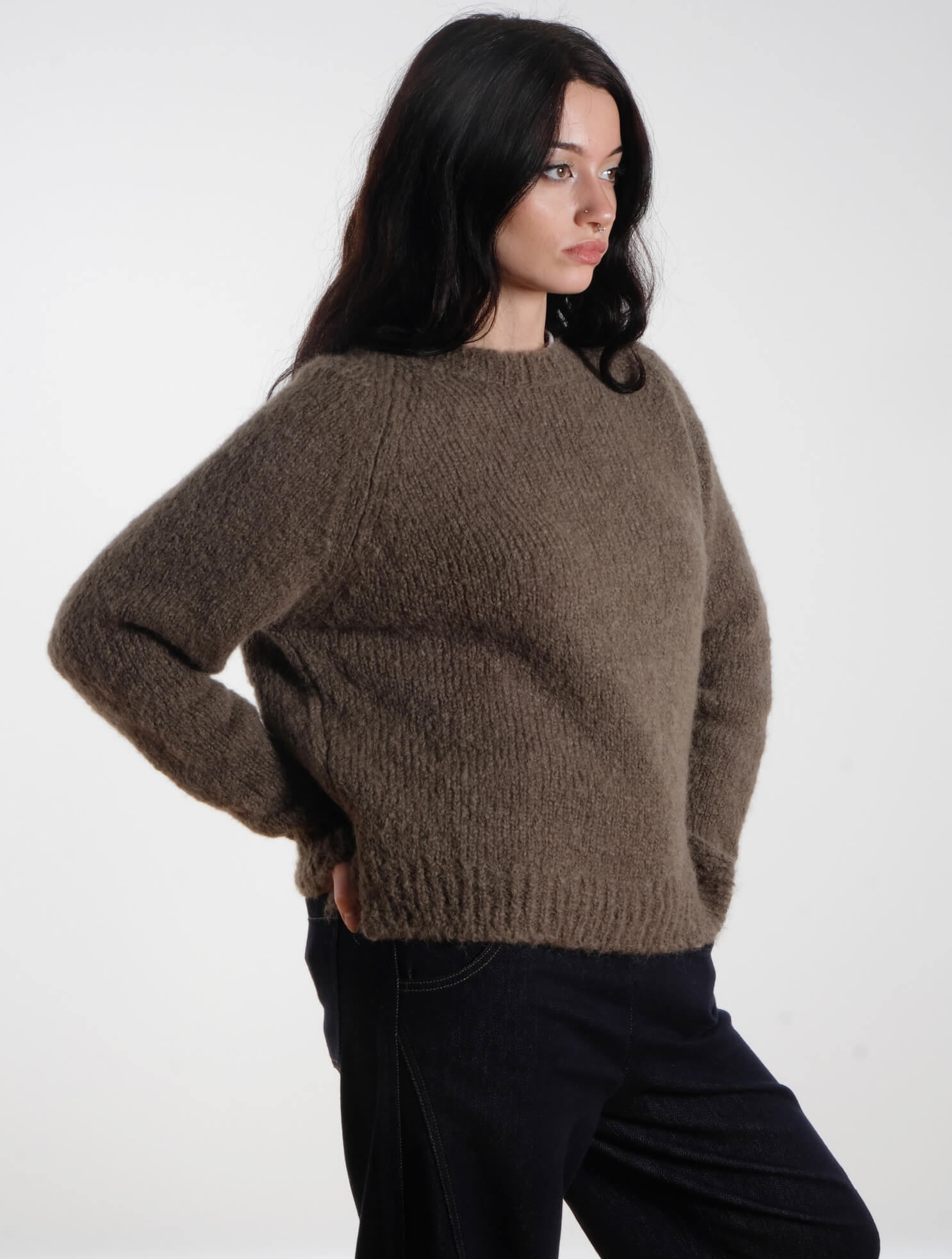 sibin linnebjerg Kamille Jumper - Forest