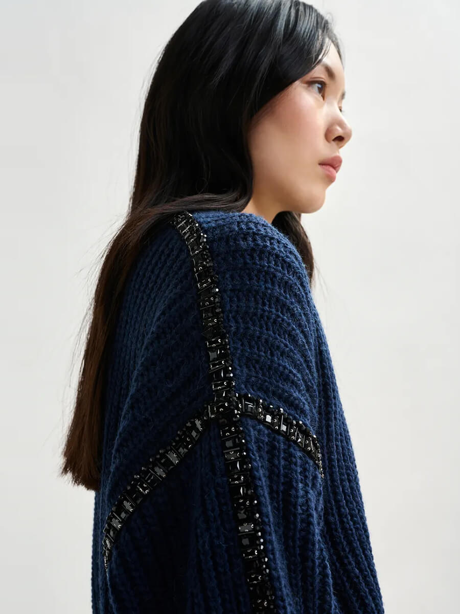 Essemntiel Antwerp Indsay Pullover - Navy.
