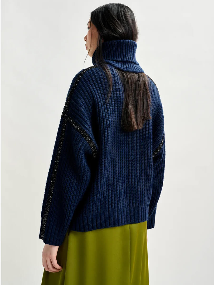 Essemntiel Antwerp Indsay Pullover - Navy.