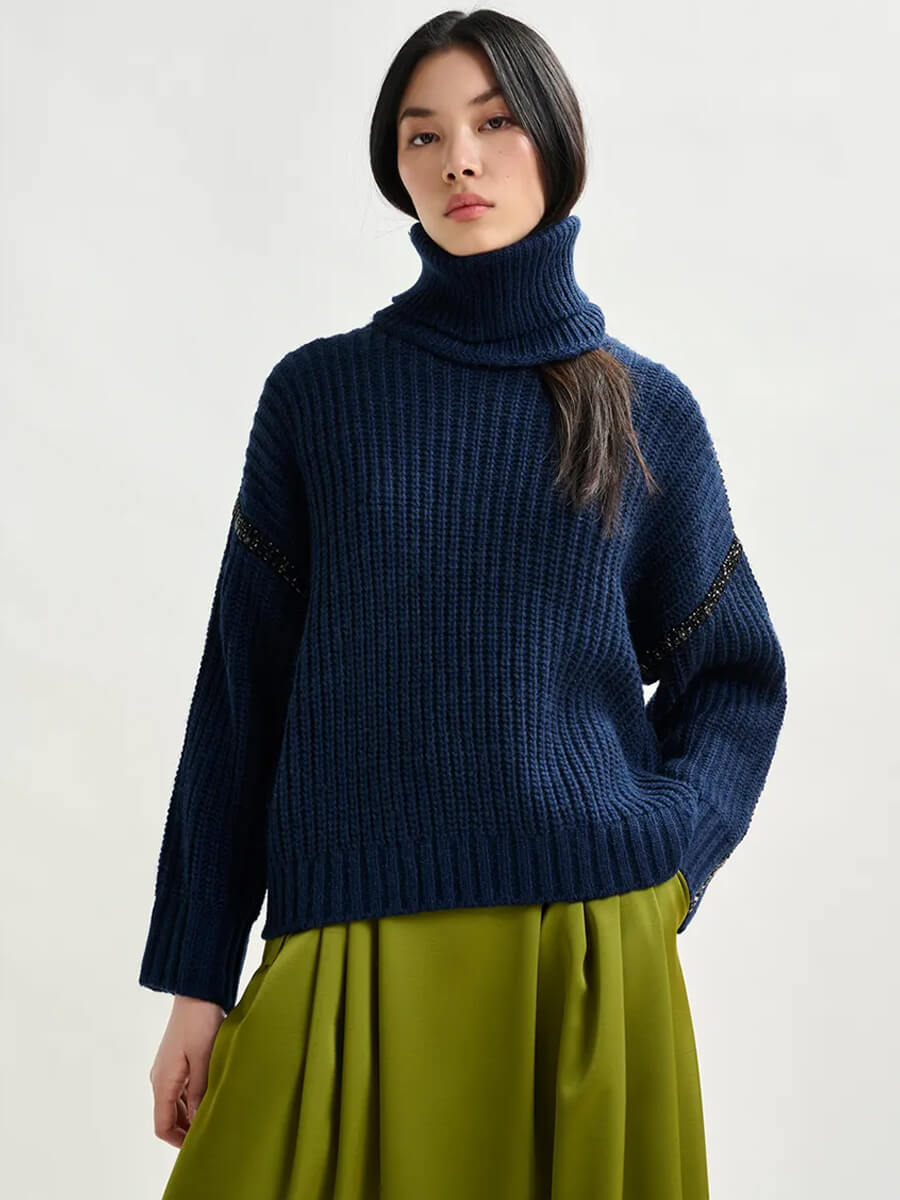 Essemntiel Antwerp Indsay Pullover - Navy.
