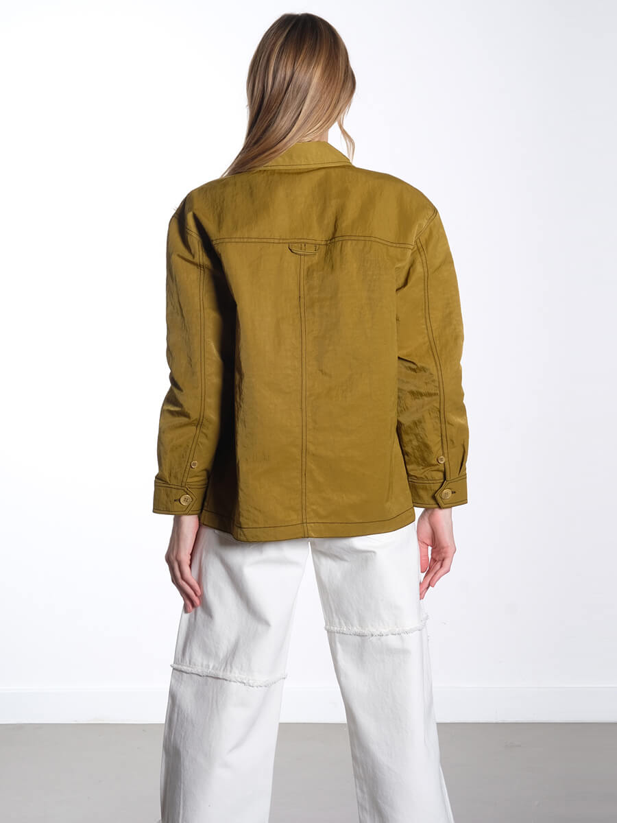 stella nova Workwear Shirt Jacket - Olive