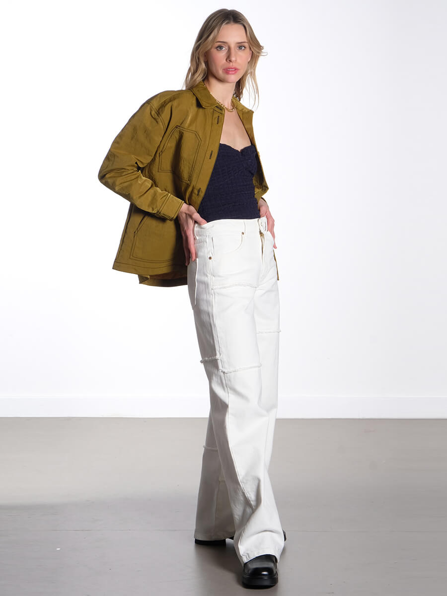 stella nova workwear shirt jacket essentiel antwerp haster pants