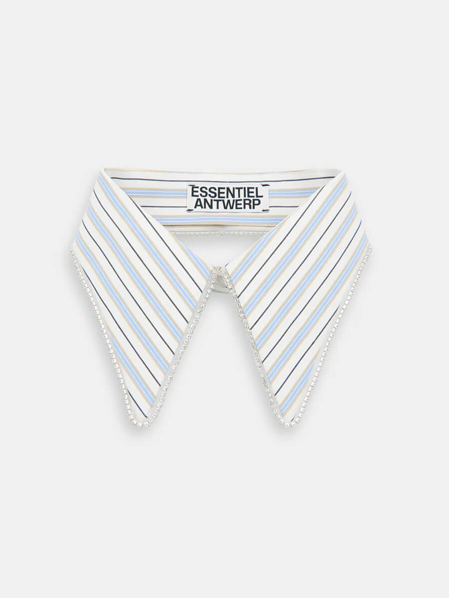 Essentiel Antwerp Juxta Mockneck Collar - Blue