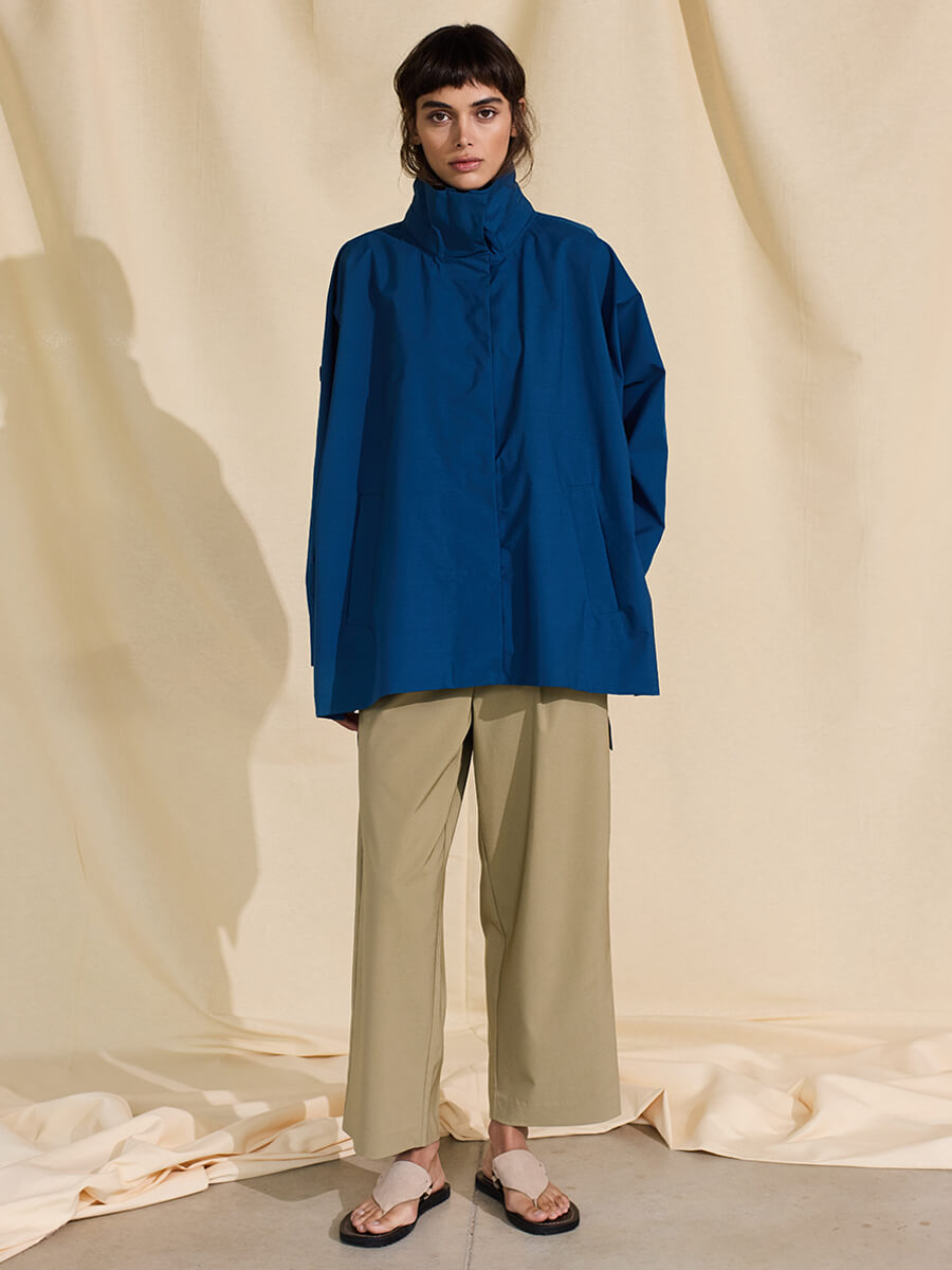 tanta Marelys Raincoat - Blue Opal 