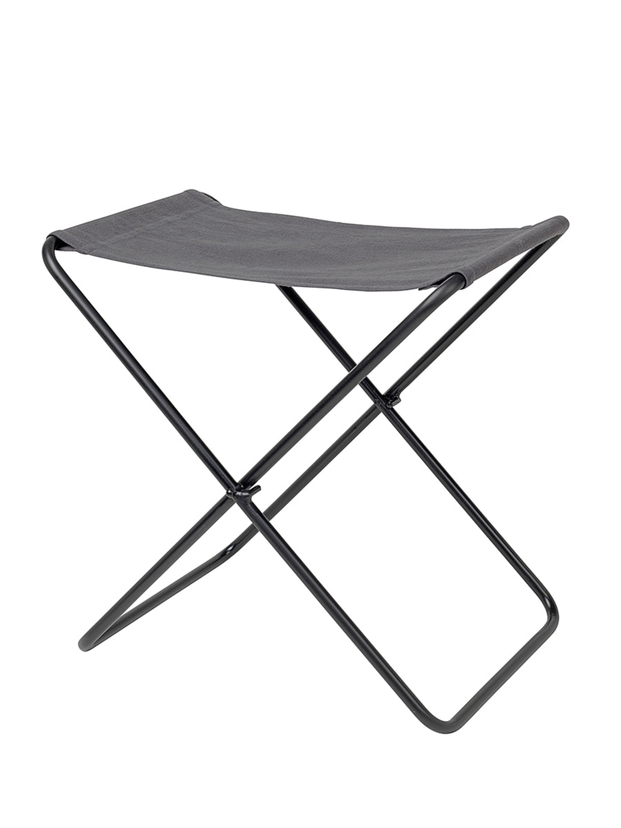 Broste Copenhagen - Nola Canvas Stool - Grey