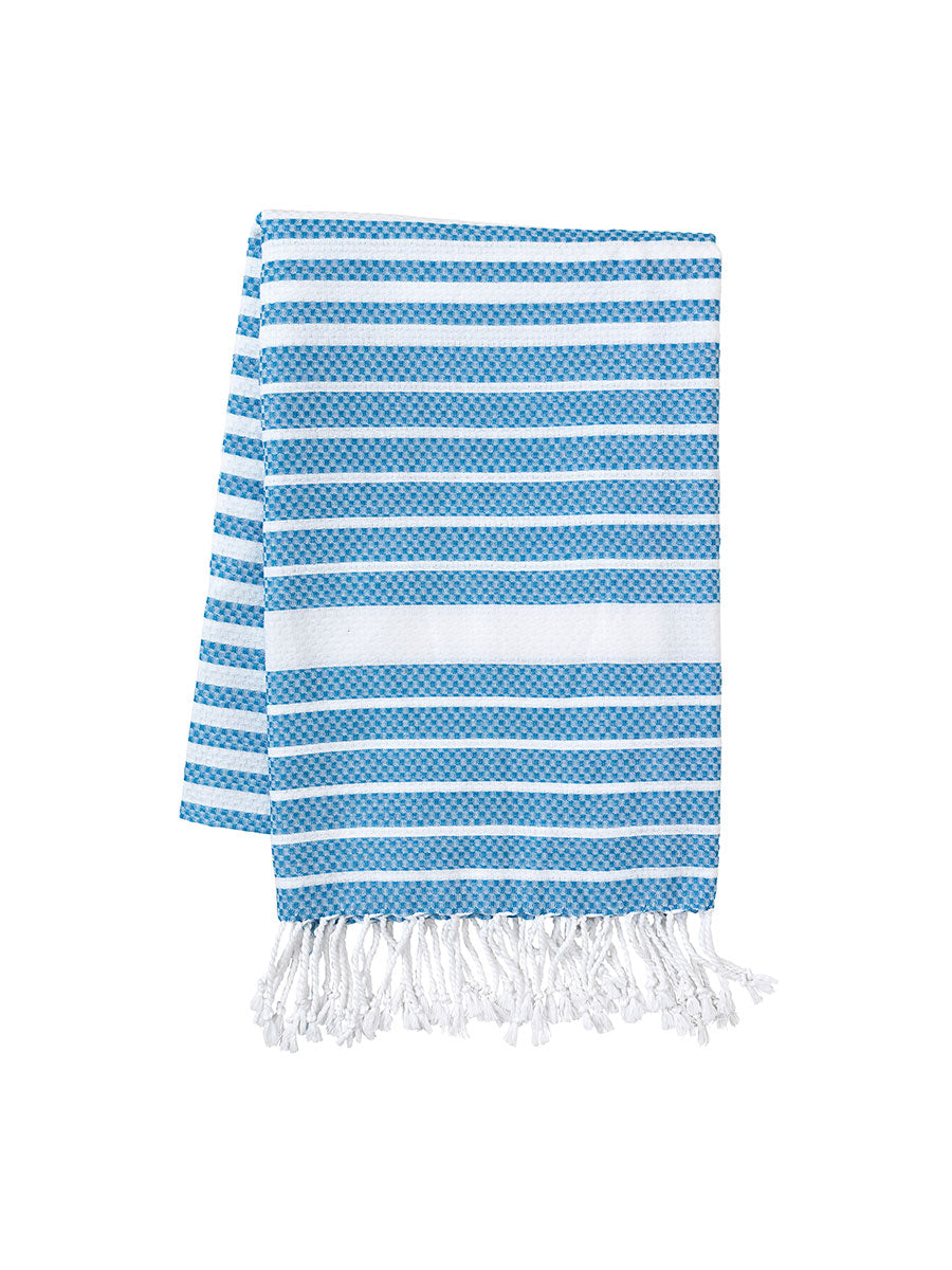 Broste Copenhagen - Hammam Cotton Tea Towel - Blue