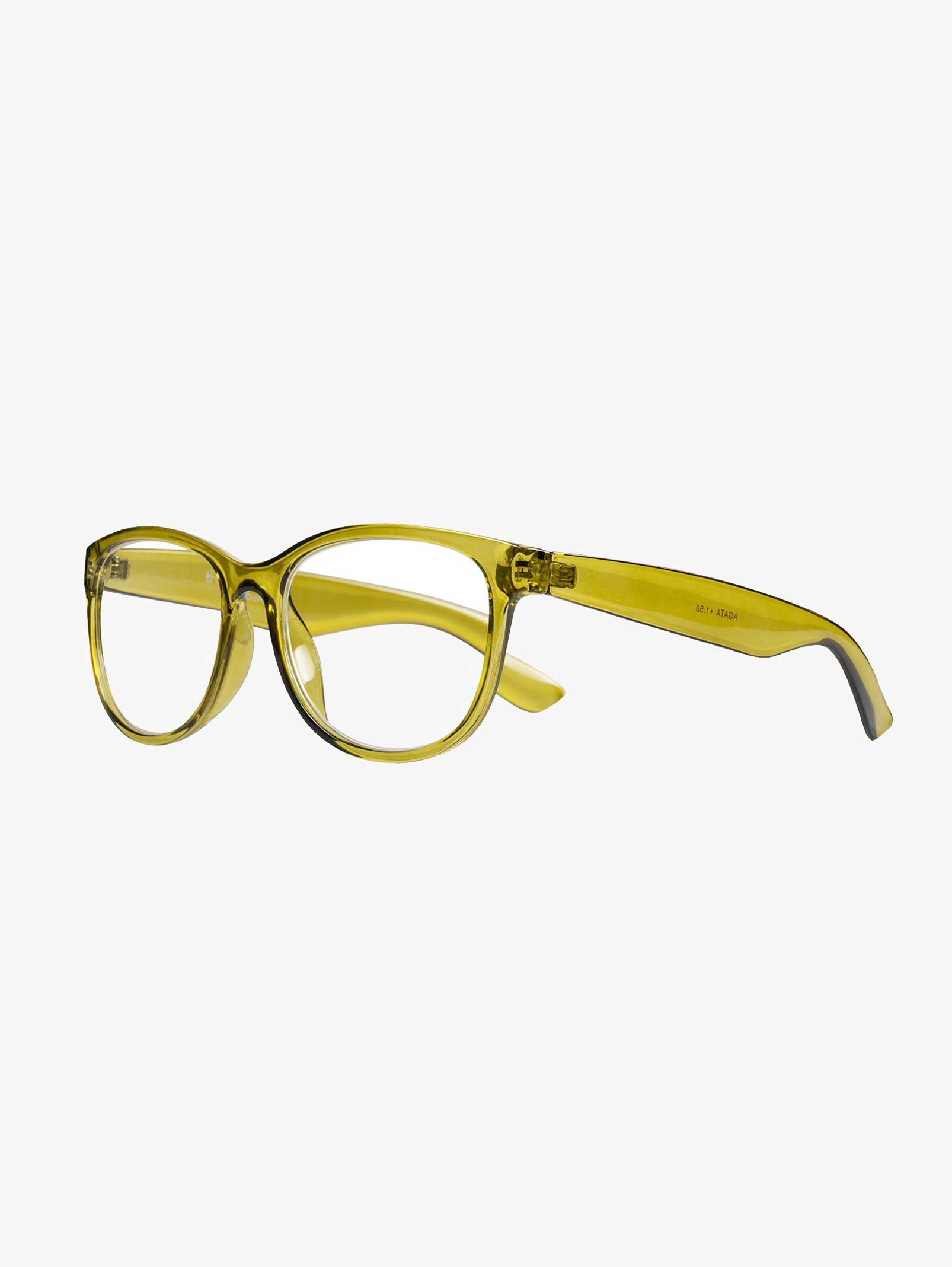 Thorberg Agata Reading Glasses - Transparent Green