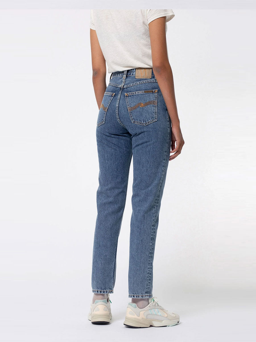 Nudie Jeans Breezy Britt - Friendly Blue