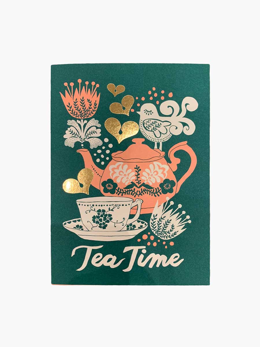 'Tea Time' card by Summer Will Be Back.