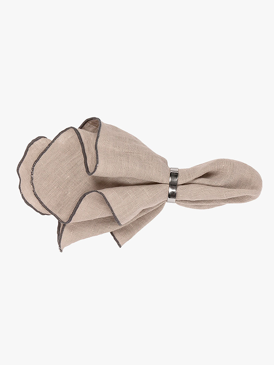 Broste Copenhagen - Gracie Linen Napkin - Simply Taupe