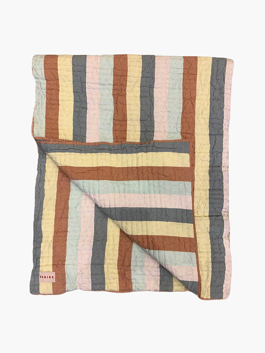 Habiba - Agnes Patchwork Quilt - Multicolour