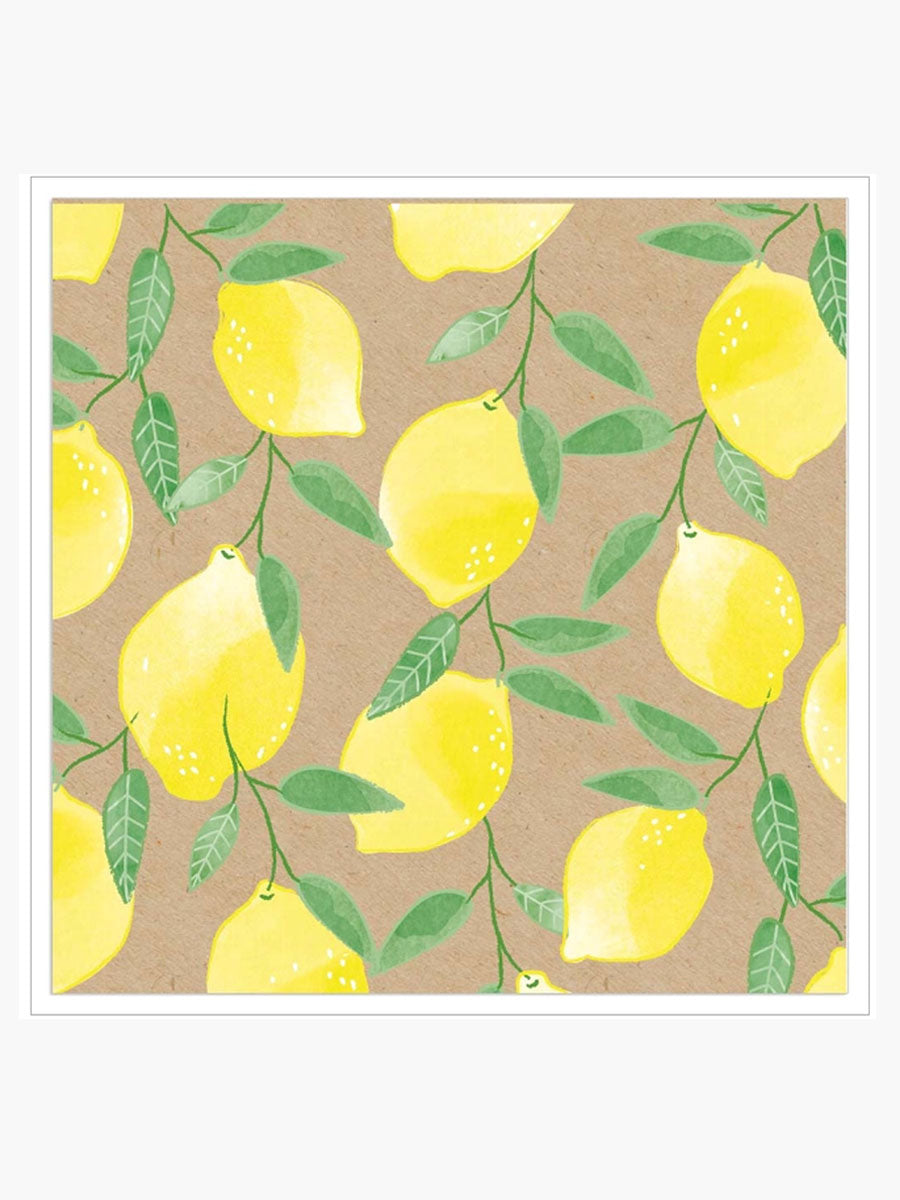 Lemon Napkins - Natural