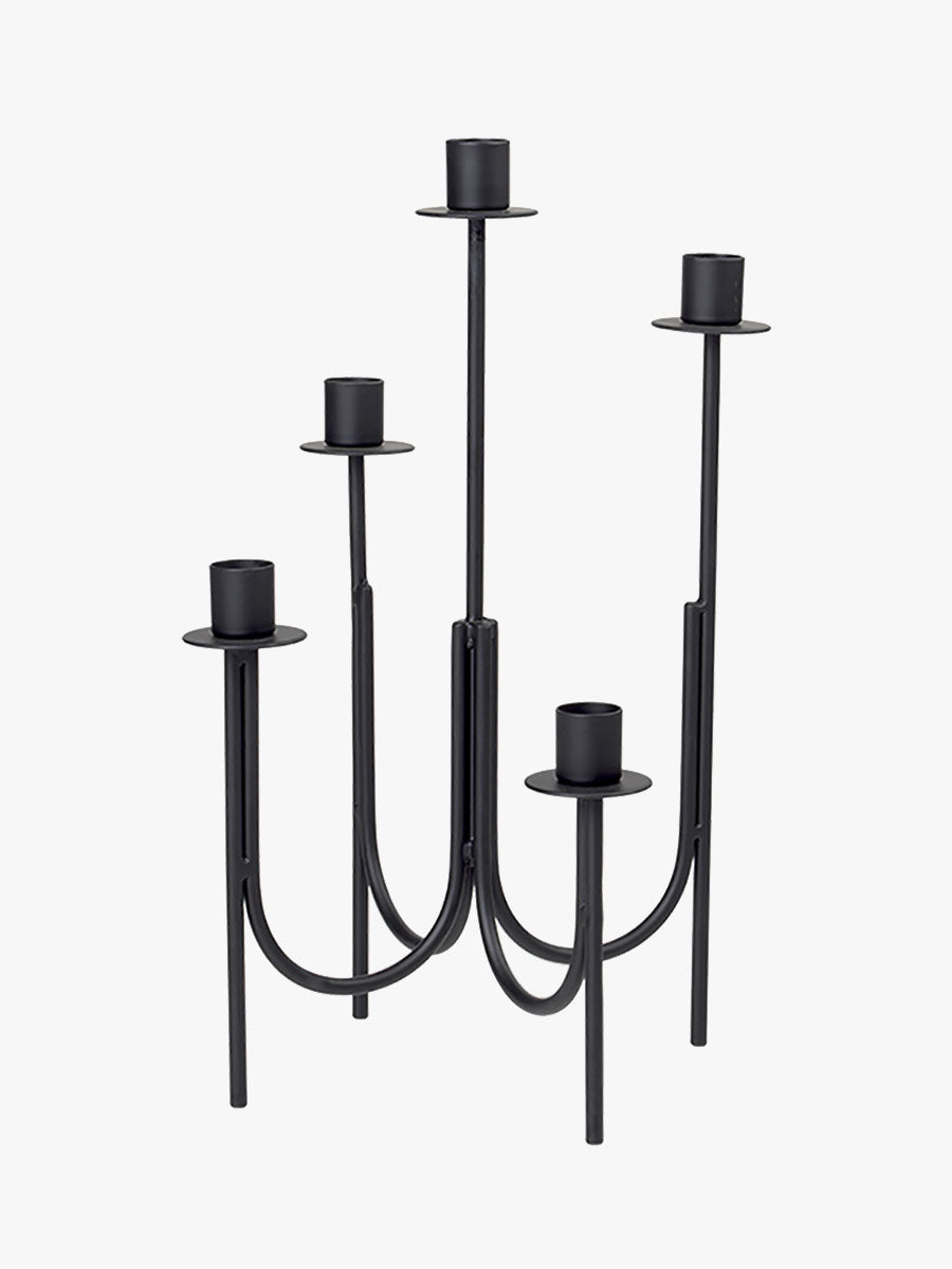 Broste-Copenhagen-Farri-Candlestick-iron