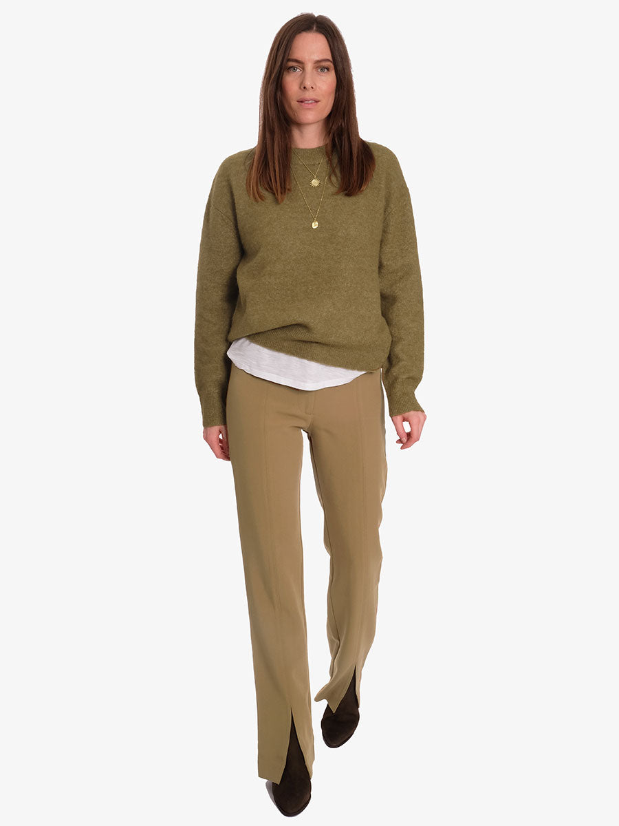 Samsoe Samsoe Marion Trousers - Green Khaki