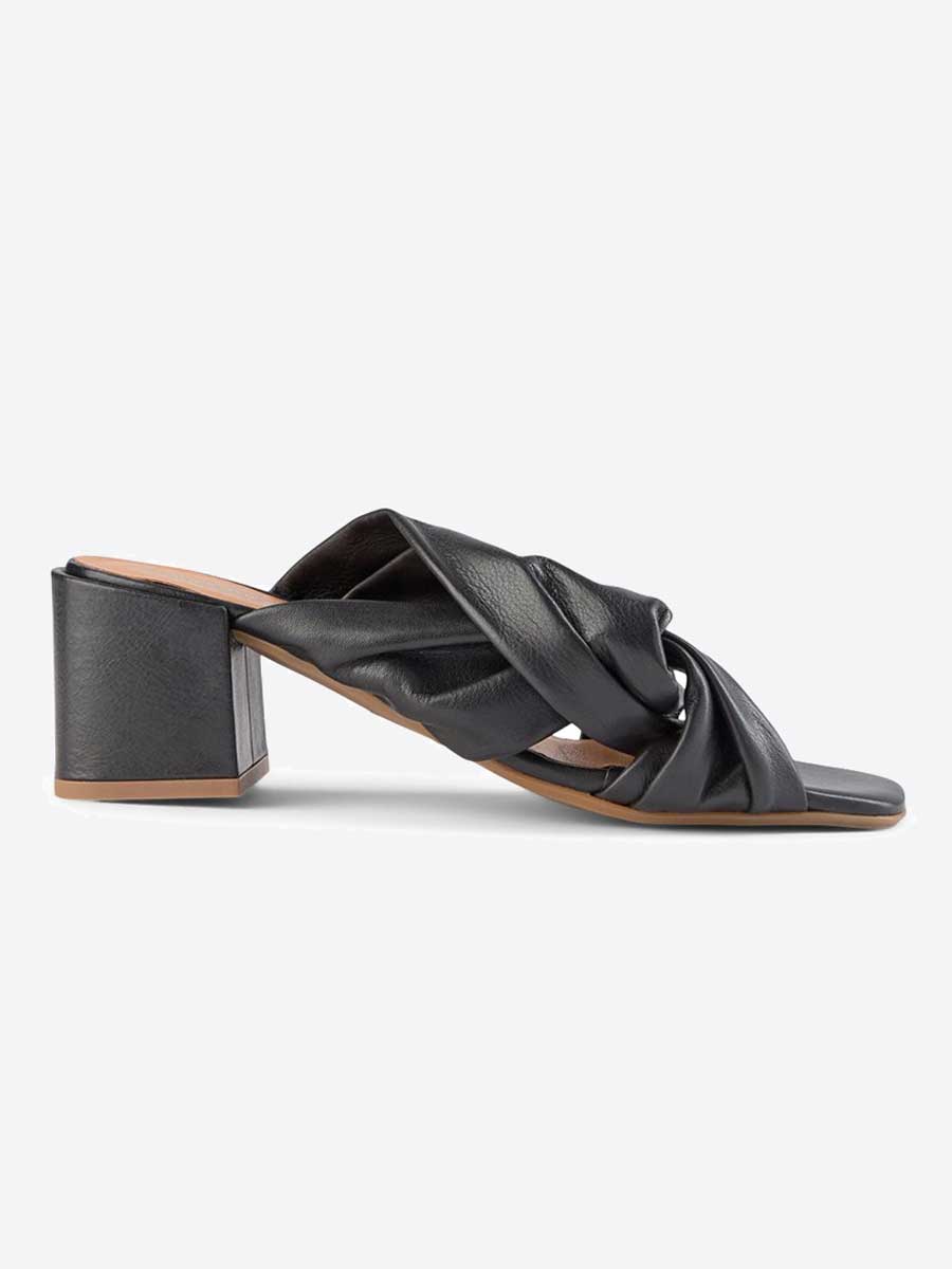 Shoe the Bear Elodie Twist Mules - Black