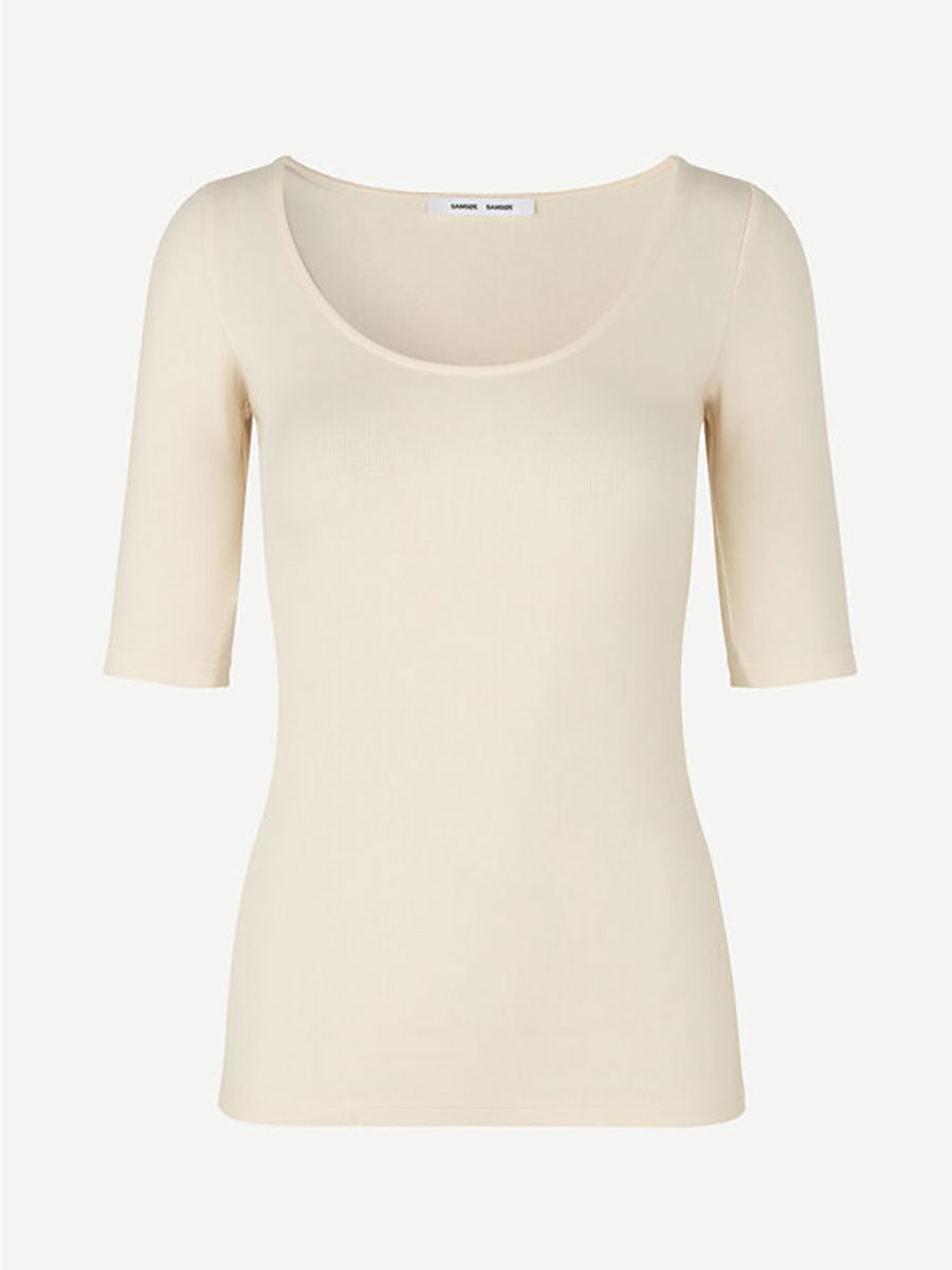 Samsoe Samsoe Alexa T-Shirt - Whisper White