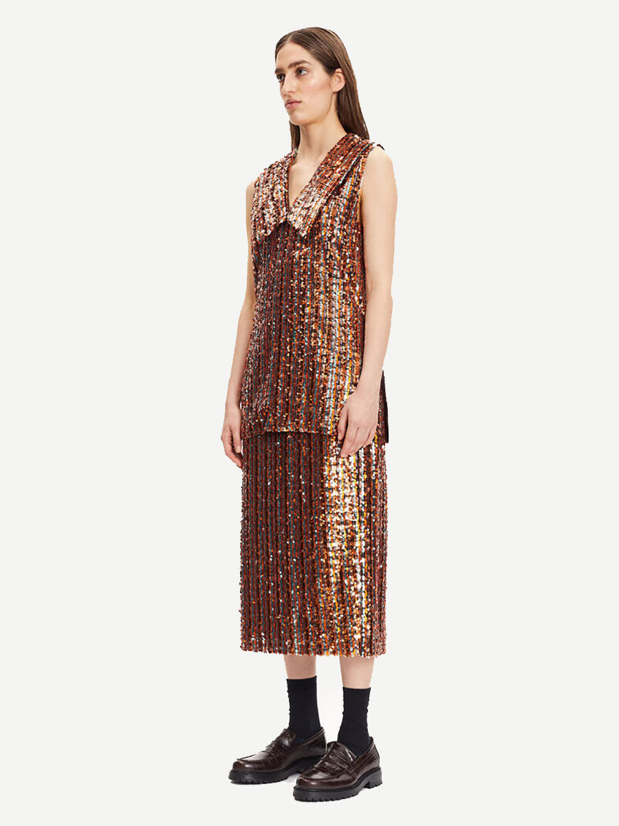 Samsoe Samsoe Liv Skirt - Multi Glitter