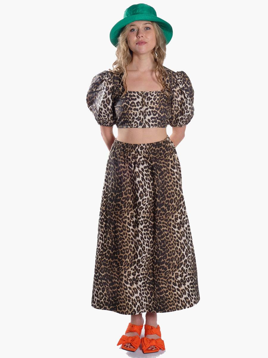 GANNI-Leopard-Printed-Elasticated-Maxi-Skirt