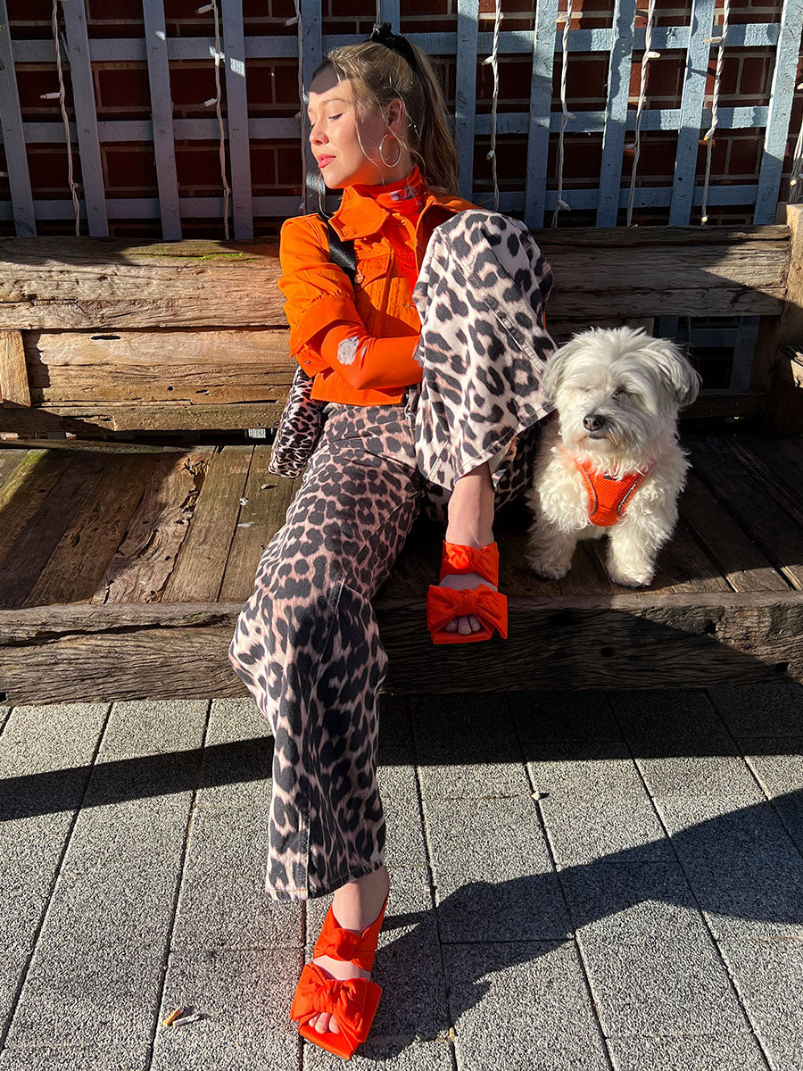 Ganni Leopard Jozey Jeans