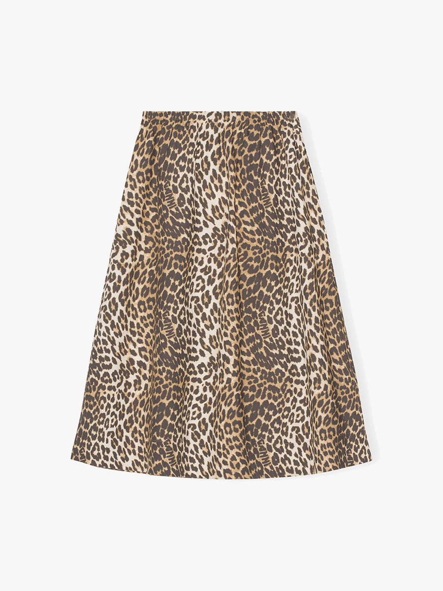 Ganni-Leopard-Printed-Elasticated-Maxi-Skirt