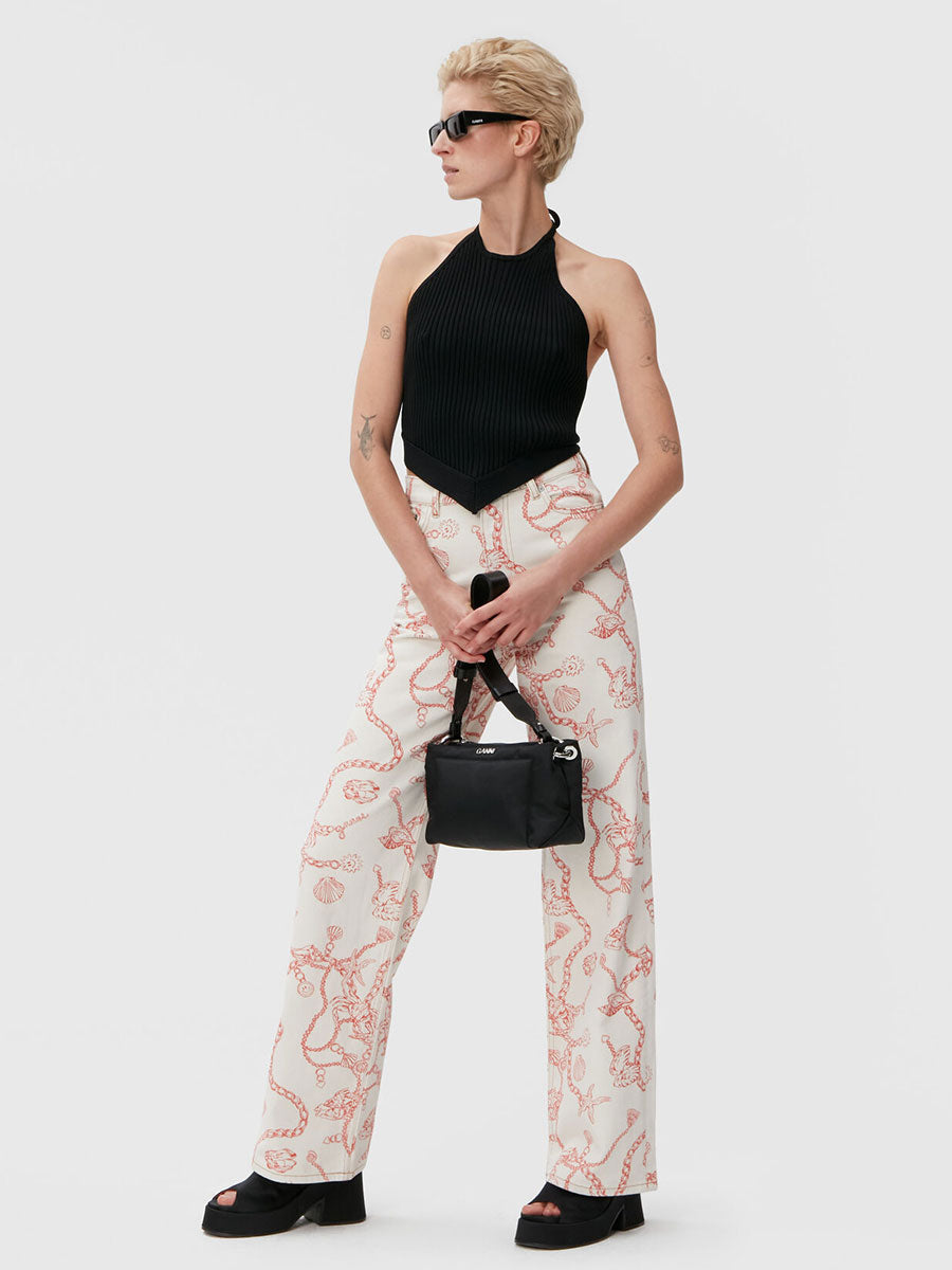 Ganni Magny Jeans - Egret