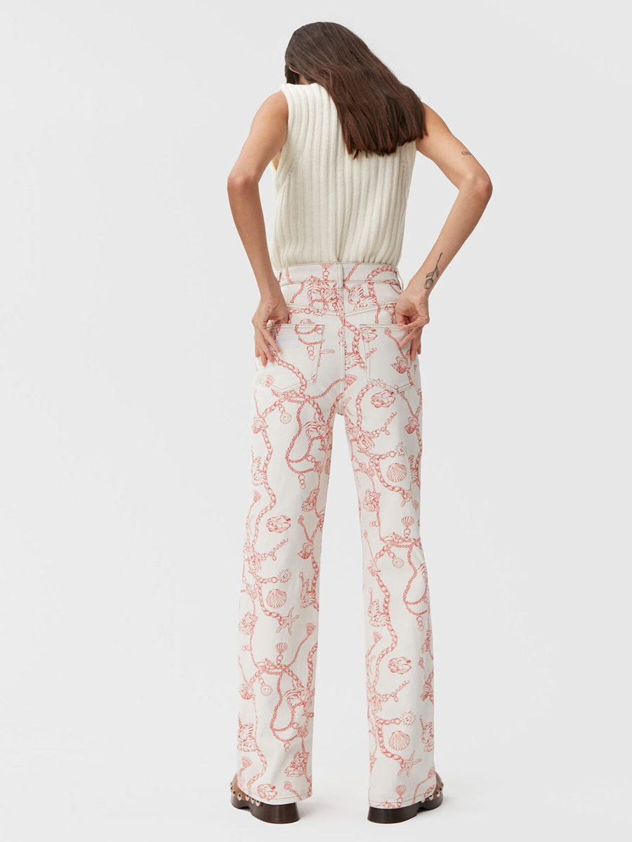 Ganni Magny Jeans - Egret