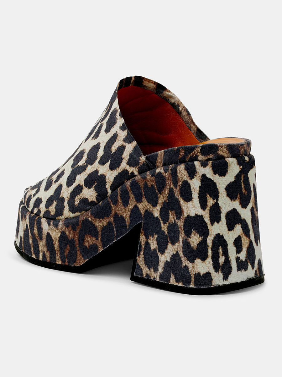 Ganni Retro Platform Wedge Mule