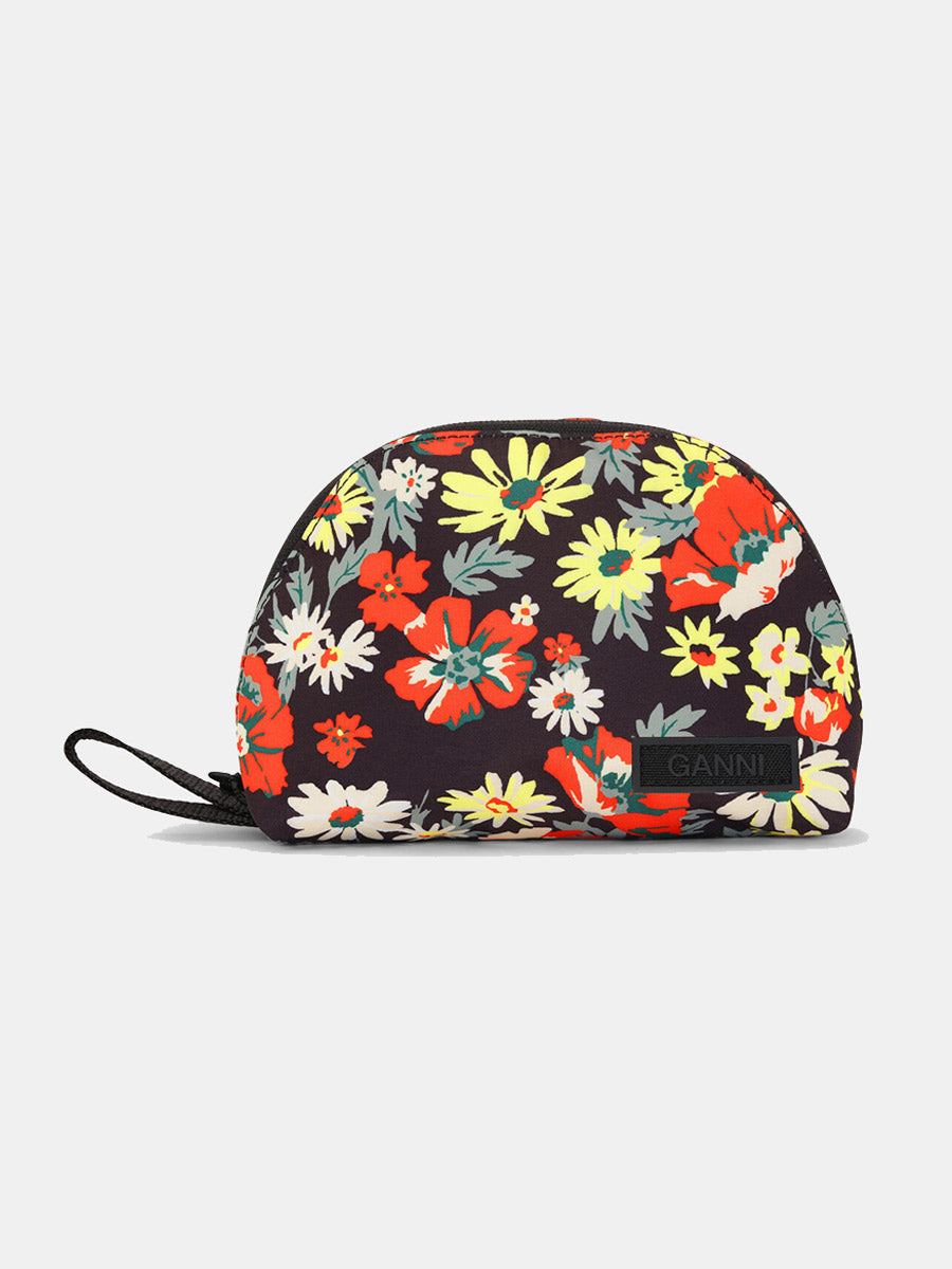 Ganni Toiletry Bag - Meadow Black