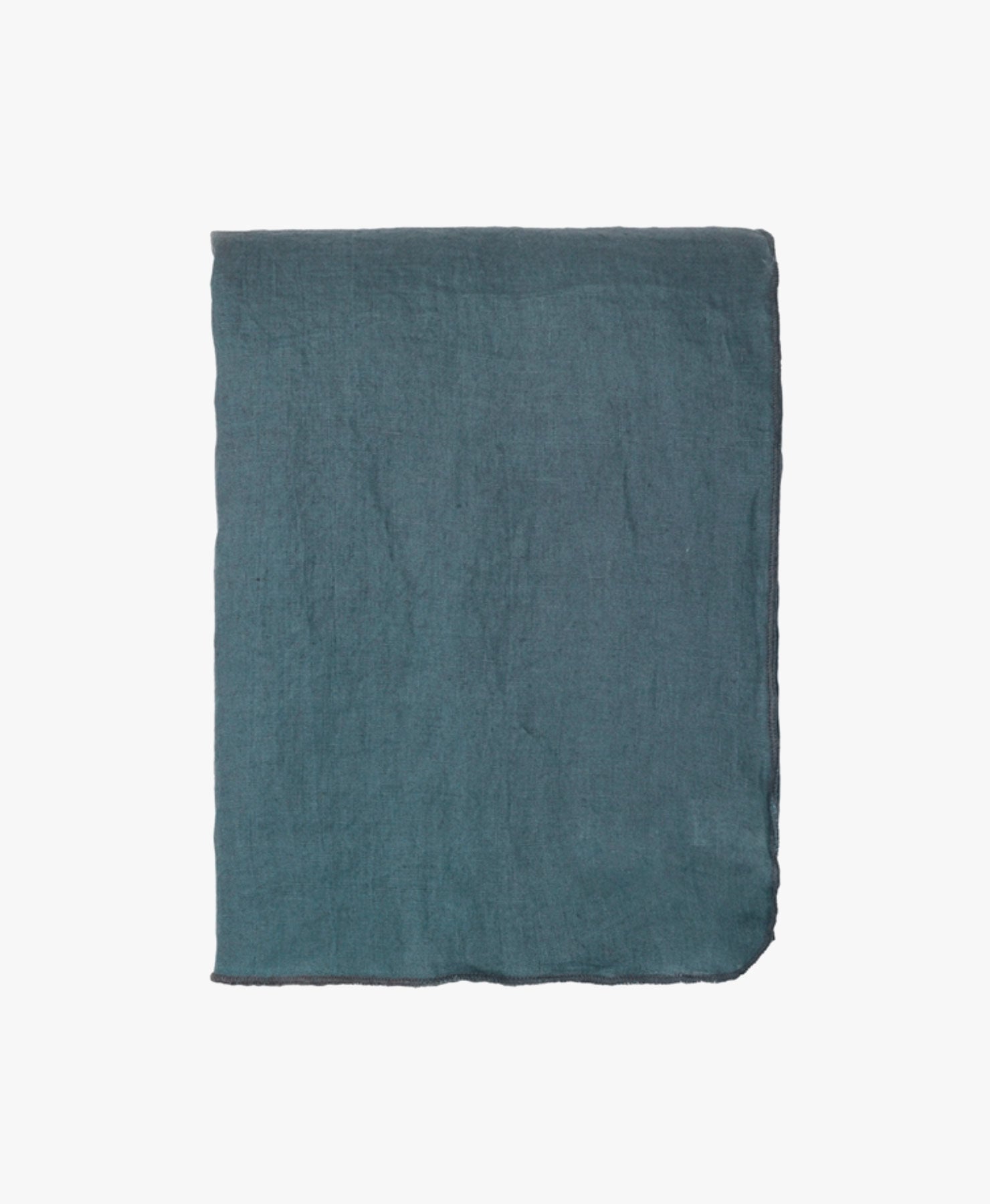 Gracie Linen Tablecloth - Petrol Blue