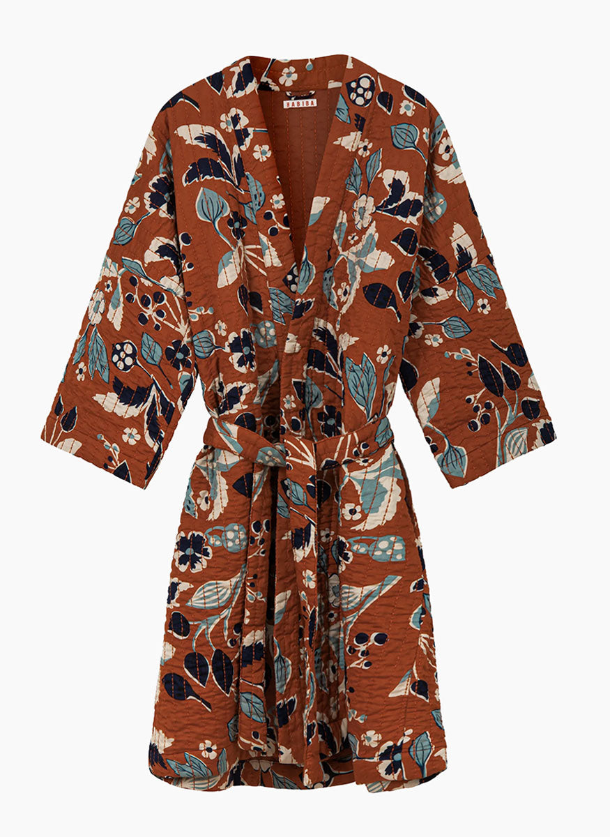 habiba-forest-maze-quilted-kimono-rust