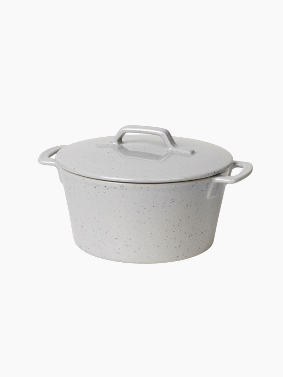 Hasle Broste Copenhagen Ovenware Pot - Light Grey Granite 