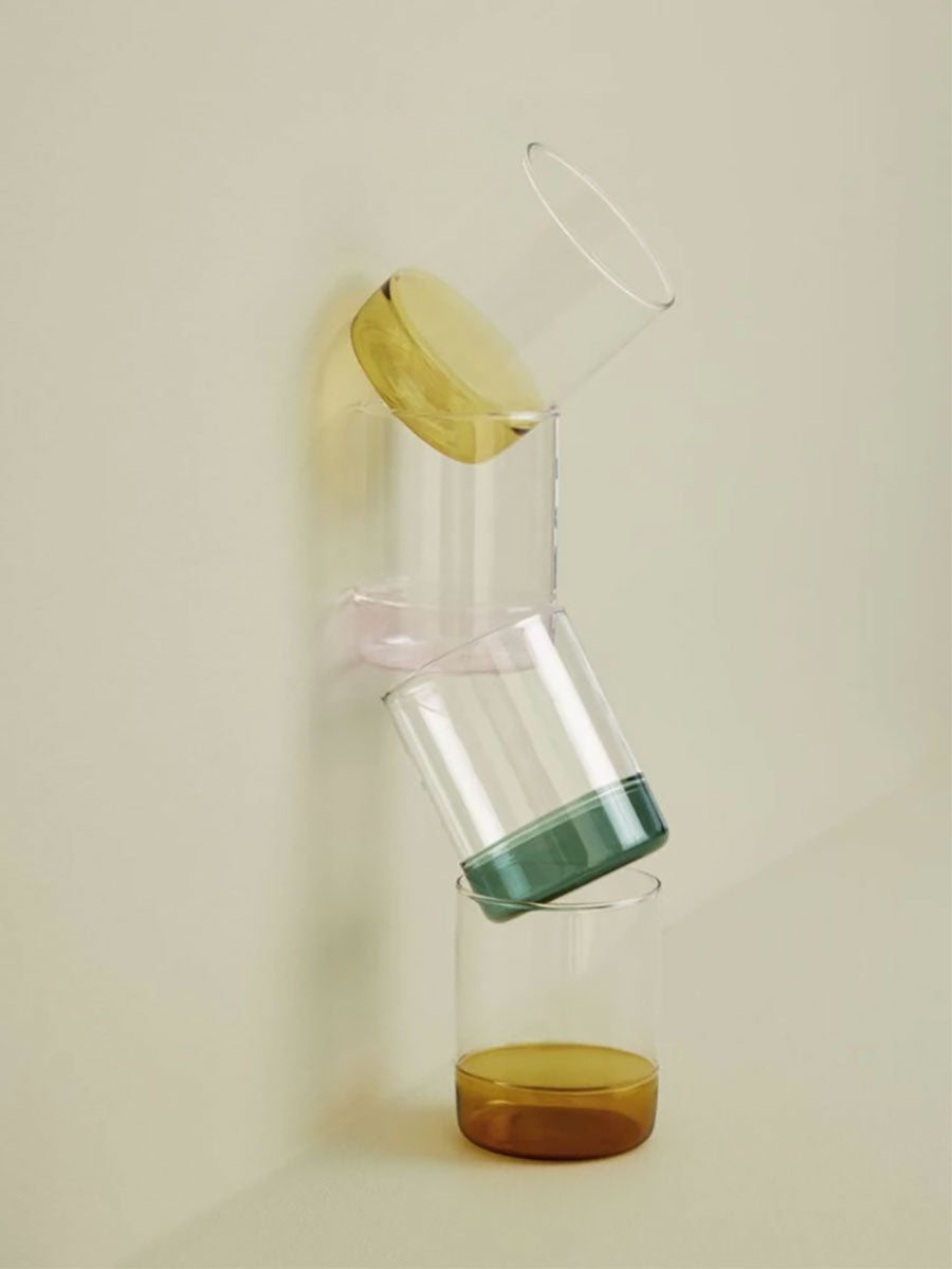Hubsch-Kiosk-Glass Amber