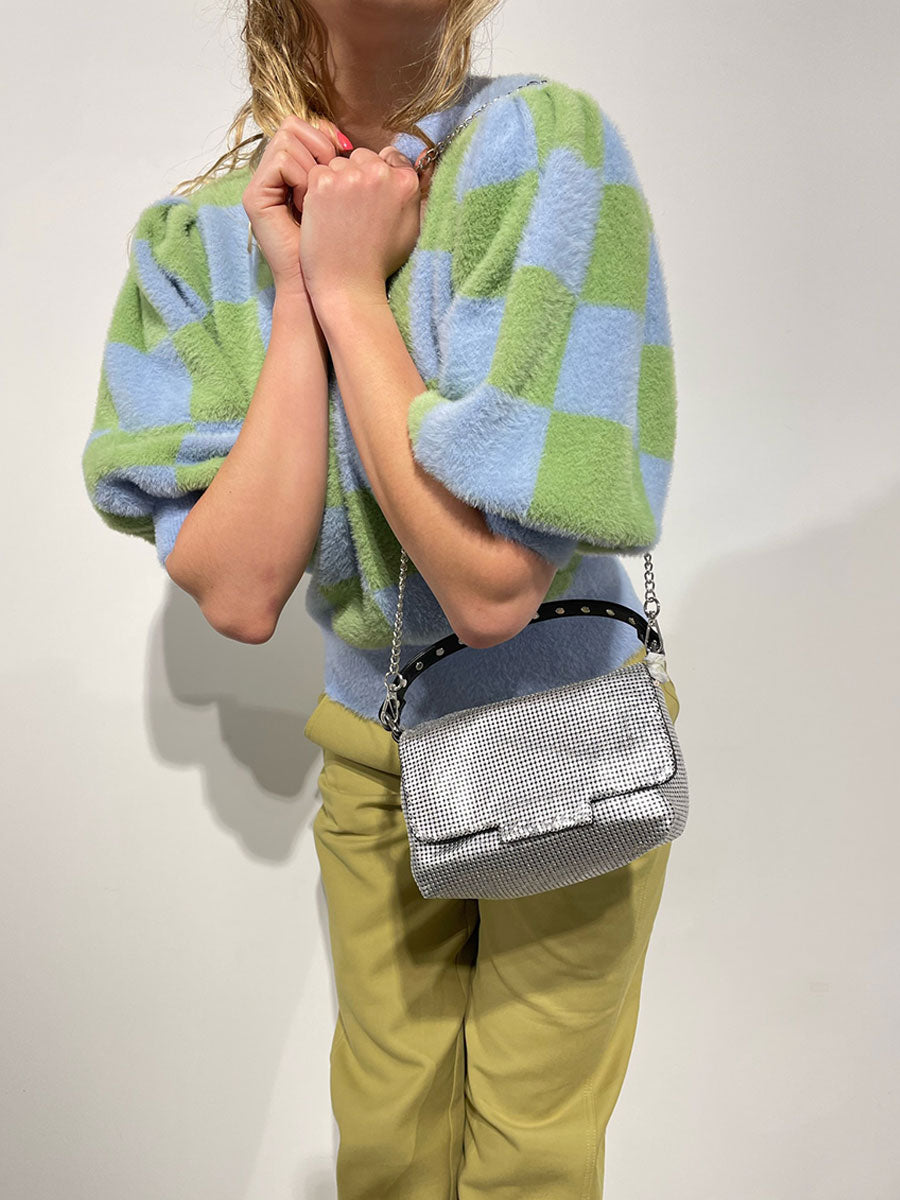 HUNKØN - Anya Top - Blue & Green