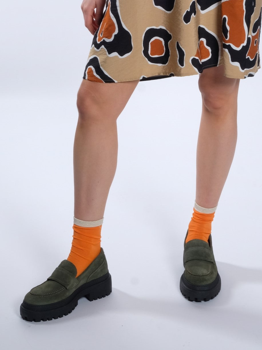 Iona Saddle Loafer - Algae