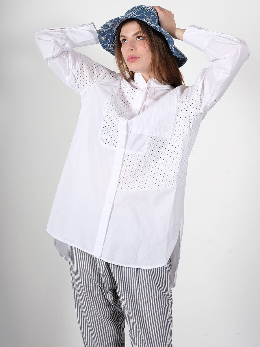 LEVETE ROOM  - Roza 2 Cotton Shirt