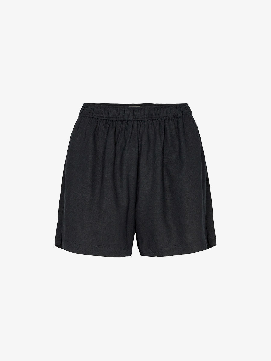 Leveteroom-Naja-8-Linen-Shorts-black