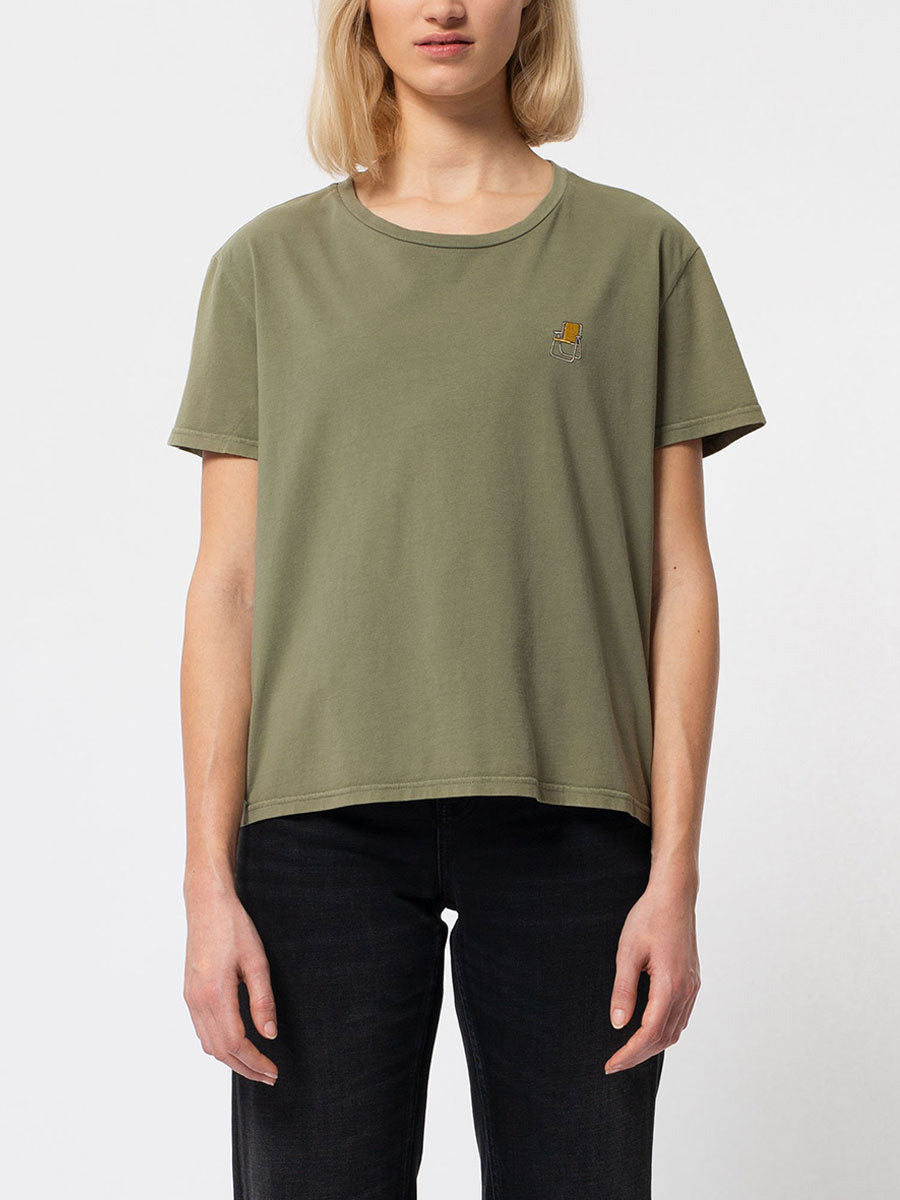 Lisa Cropped T-Shirt - Green
