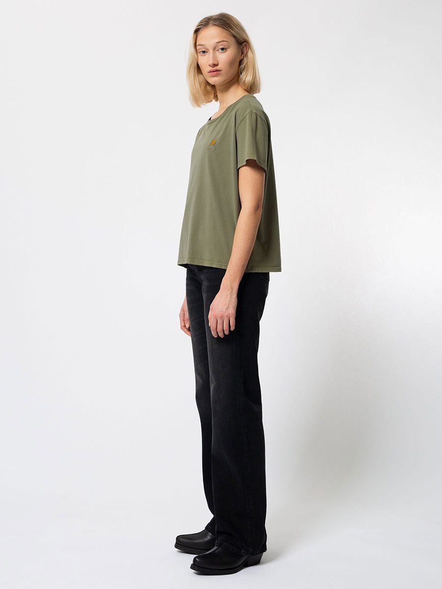 Lisa Cropped T-Shirt - Green
