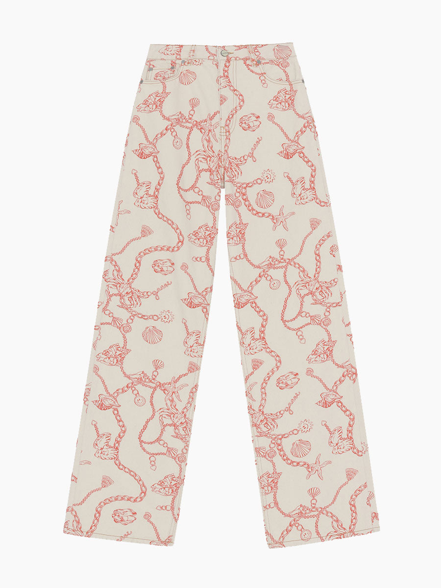 Ganni - Magny-Jeans-Egret