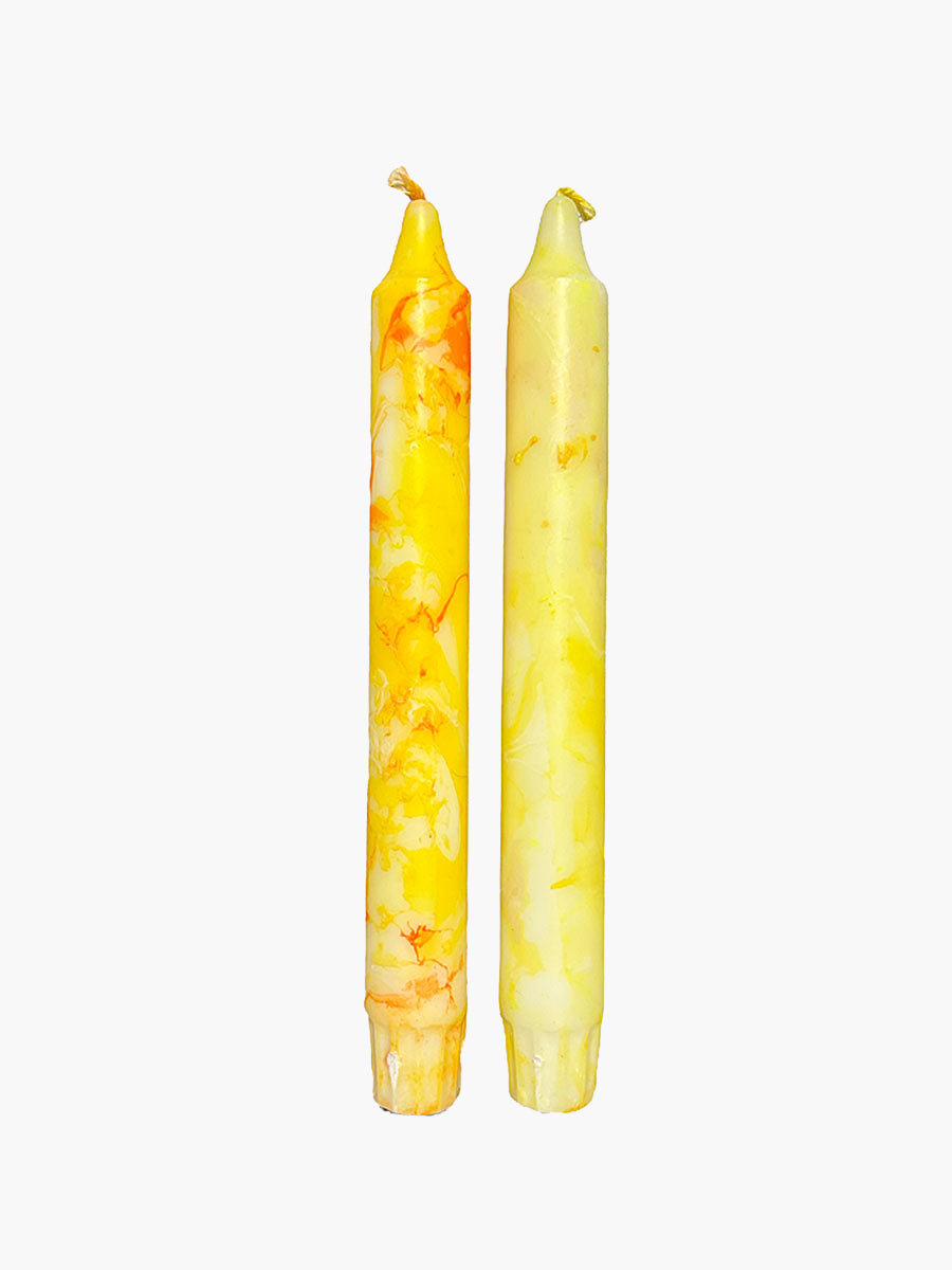 Malene-Wagner-Marble-Silu-Candles---Yellow