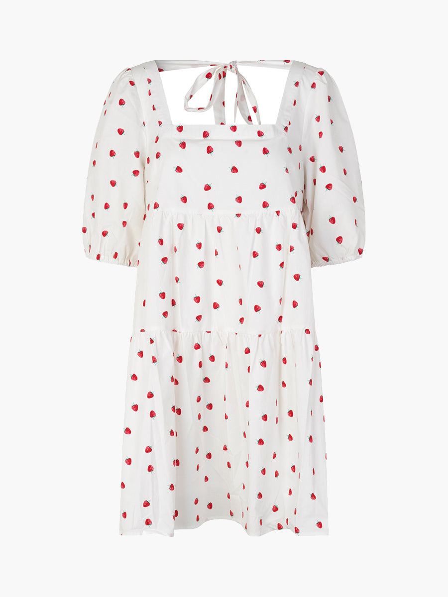 cras - Manon Smock Dress - Raspberry