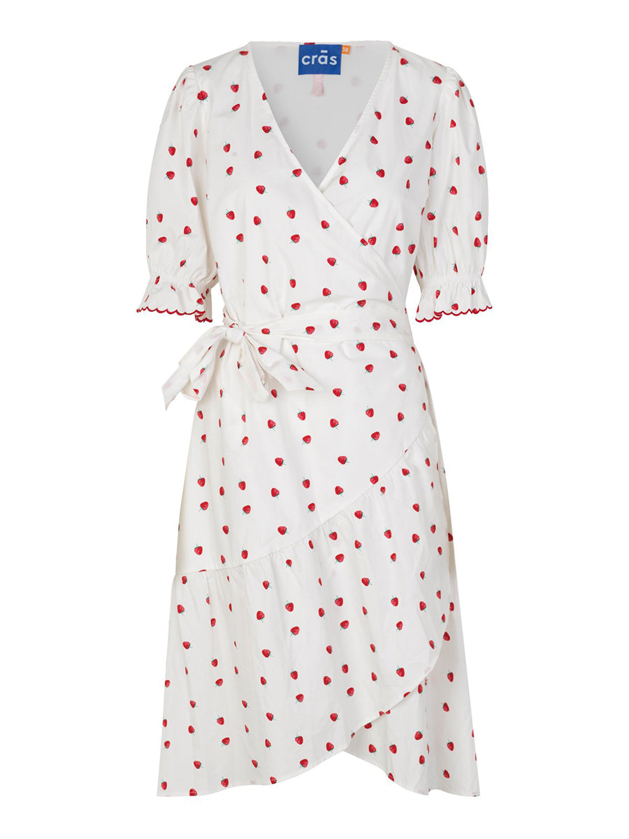 cras - Manon Wrap Dress - Raspberry