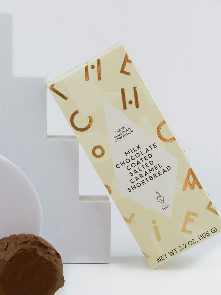 The Chocolatier Milk Chocolate Coated Salted Caramel Shortbread
