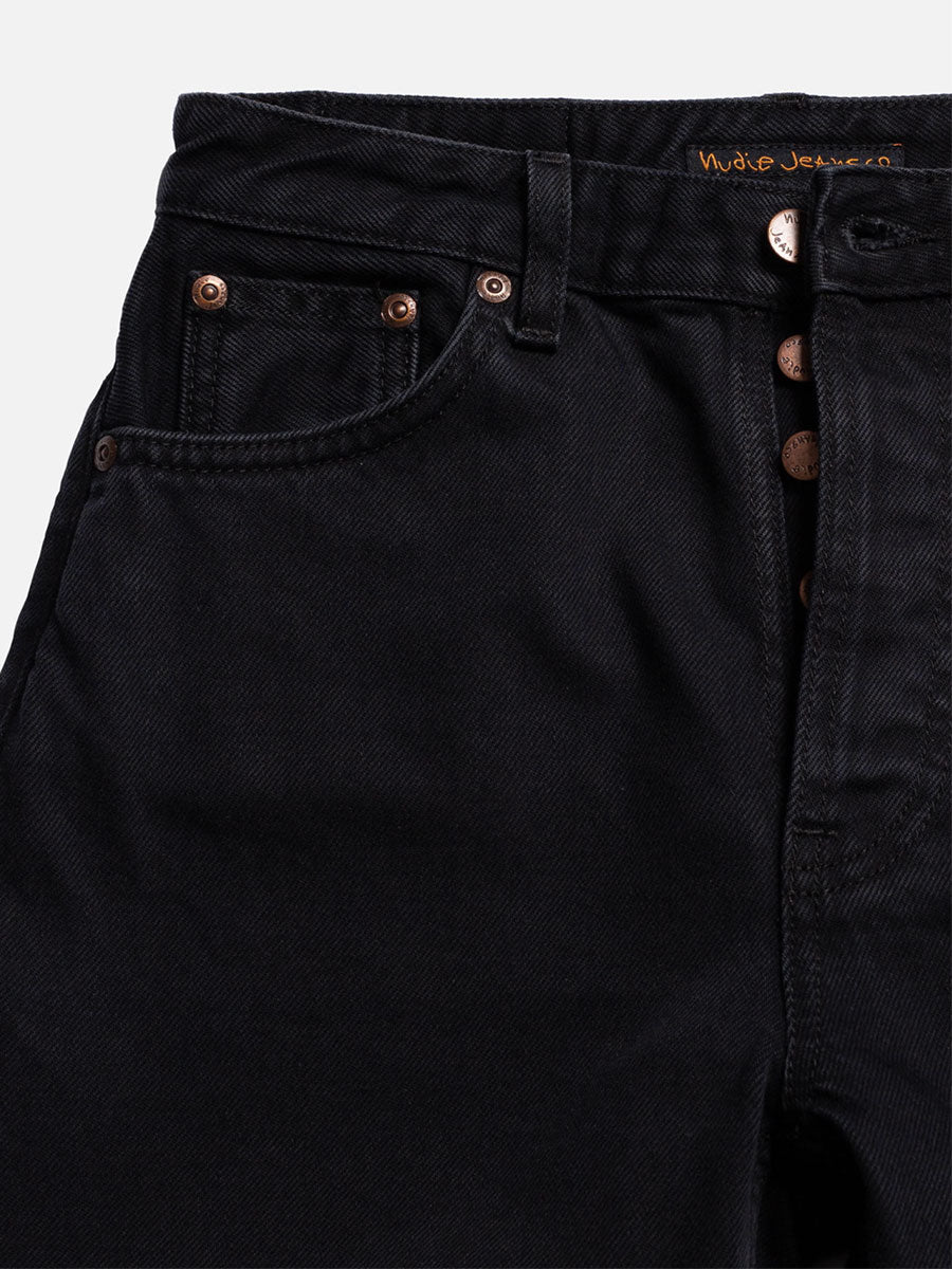 Nudie Jeans Breezy Brit Jeans - Aged Black 