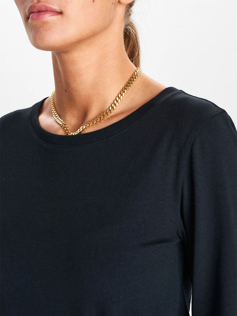 Numph-Nukazumi-Long-Sleeve-T-shirt-Caviar